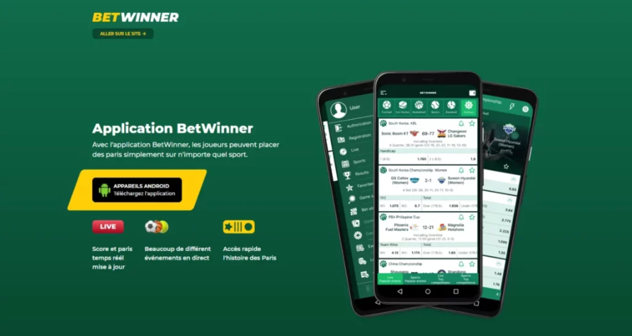 Betwinner Bet on Sports  Pariez sur le Sport avec Succès
