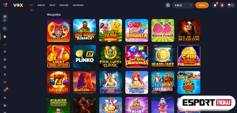 VOX Casino — kompletny przewodnik po ofercie i grach